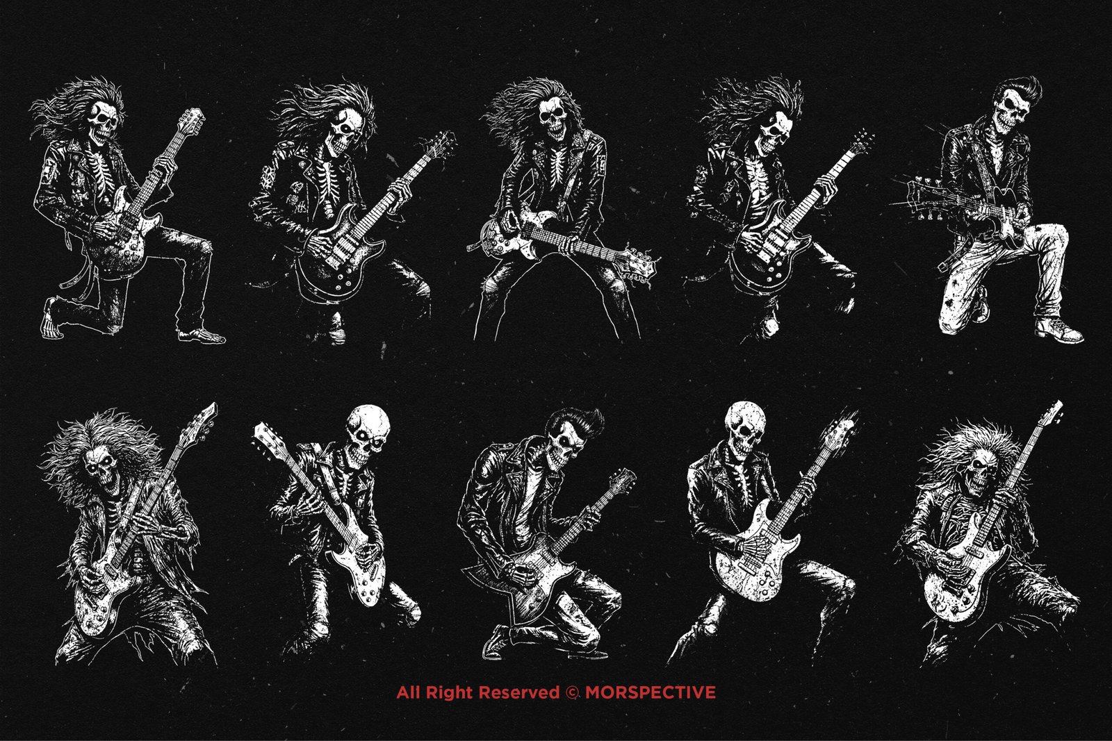 10 Bundle Dark Art Death Guitarist 5 10 Bundle Dark Art Death Guitarist - Image 5