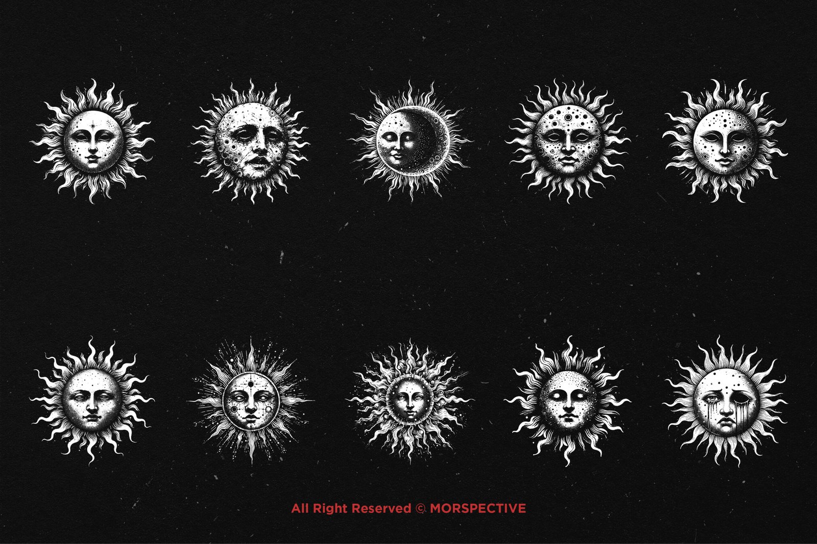 10 Bundle Dark Art Magical Sun 5 10 Bundle Dark Art Magical Sun - Image 5