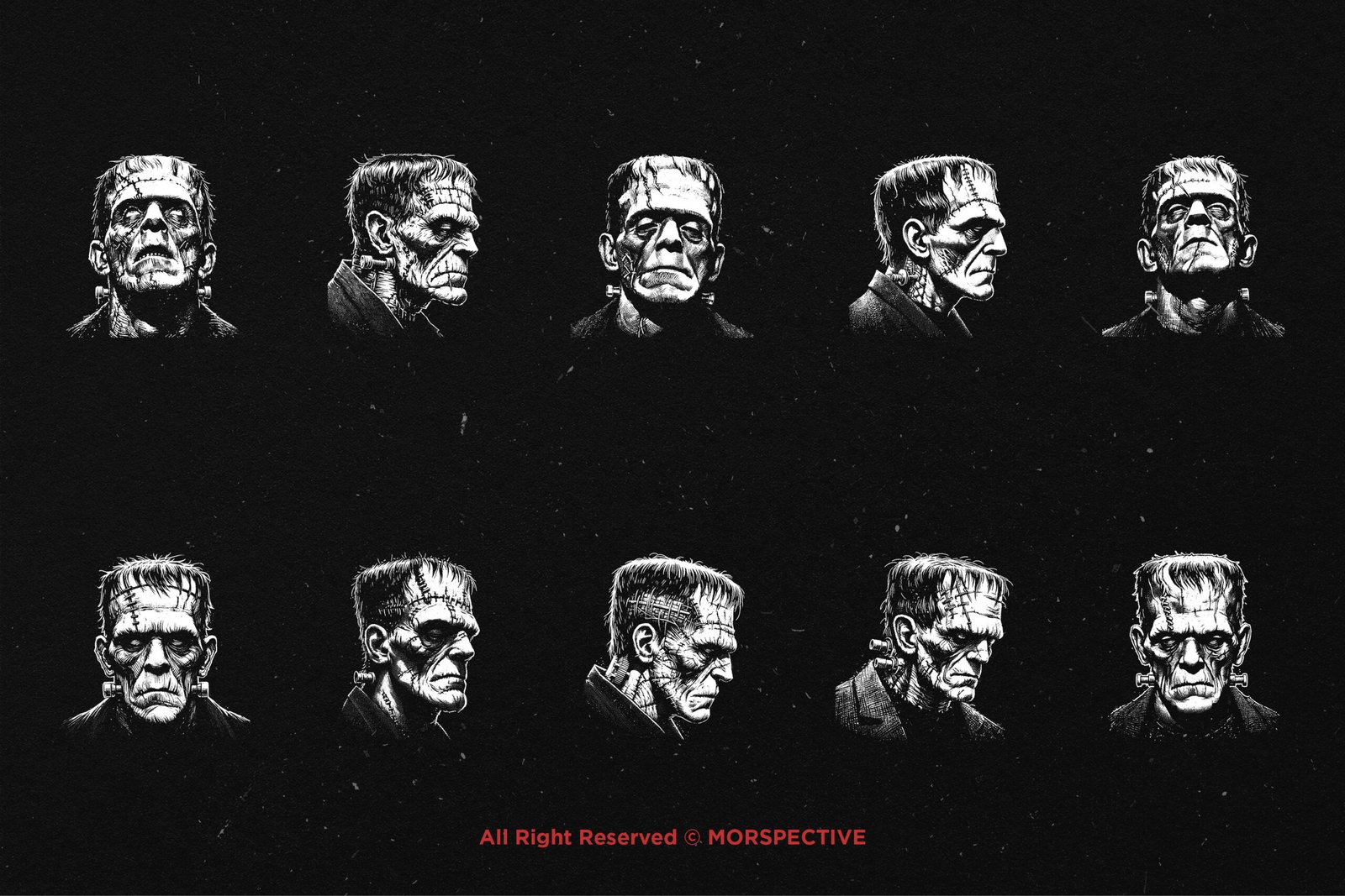 10 Bundle Dark Art Frankenstein 5 10 Bundle Dark Art Frankenstein - Image 5