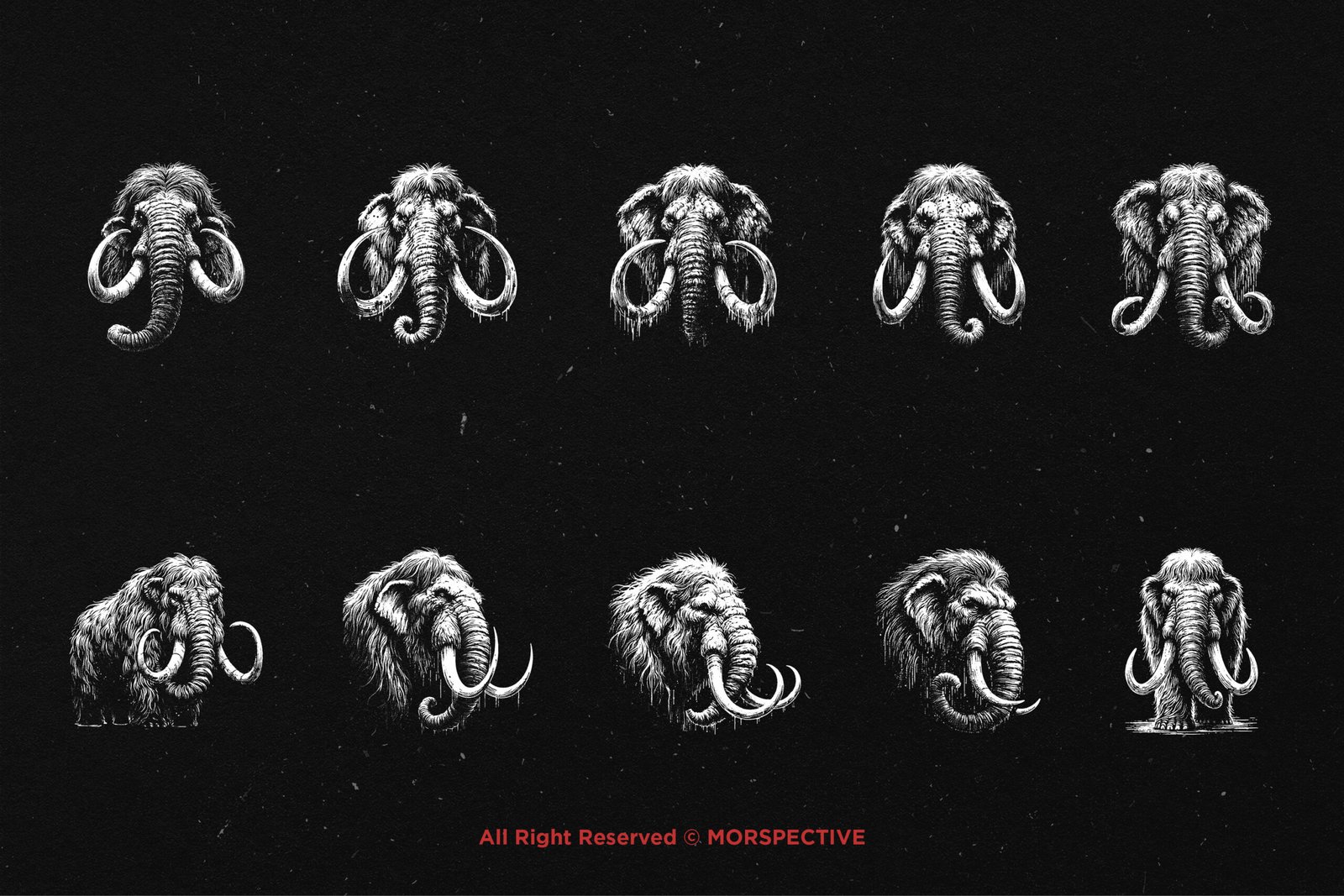 10 Bundle Dark Art Mammoth Ancient 5 10 Bundle Dark Art Mammoth Ancient - Image 5
