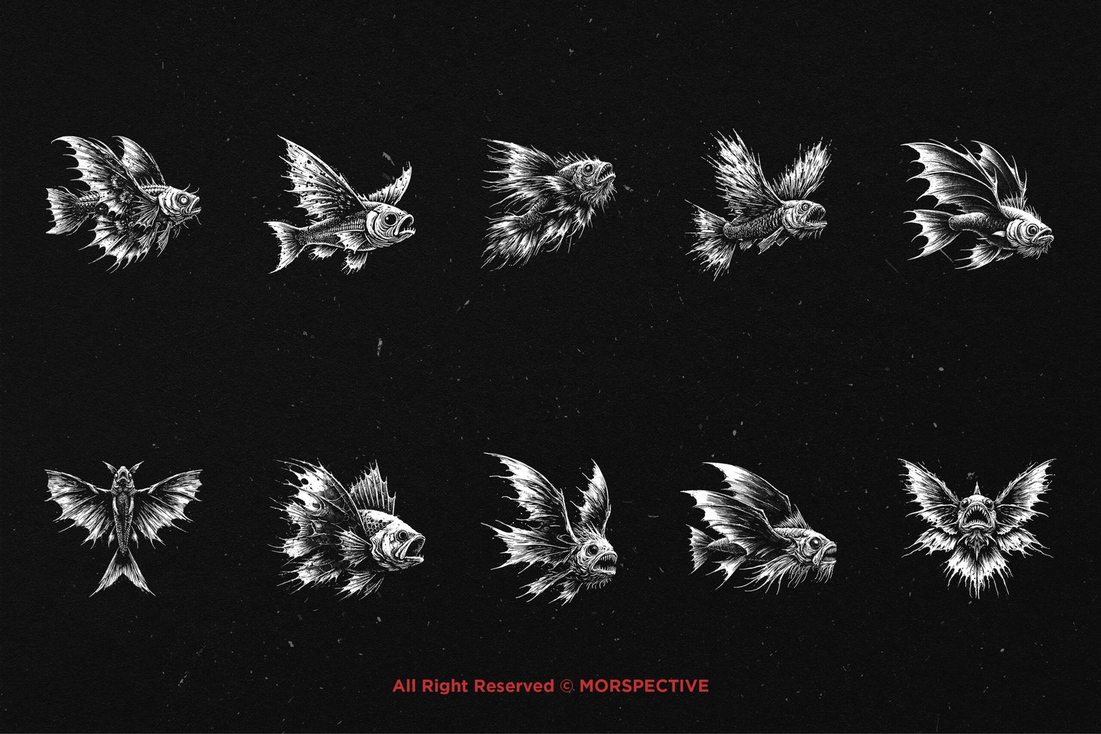 10 Bundle Dark Art Flying Fish 5 10 Bundle Dark Art Flying Fish - Image 5