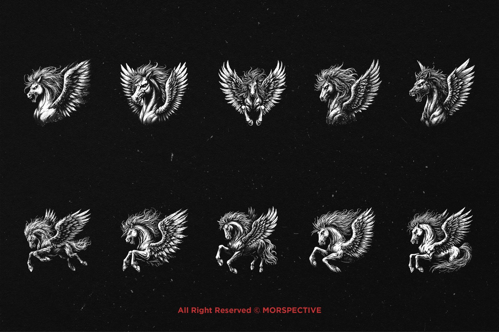10 Bundle Dark Art Pegasus 5 10 Bundle Dark Art Pegasus - Image 5